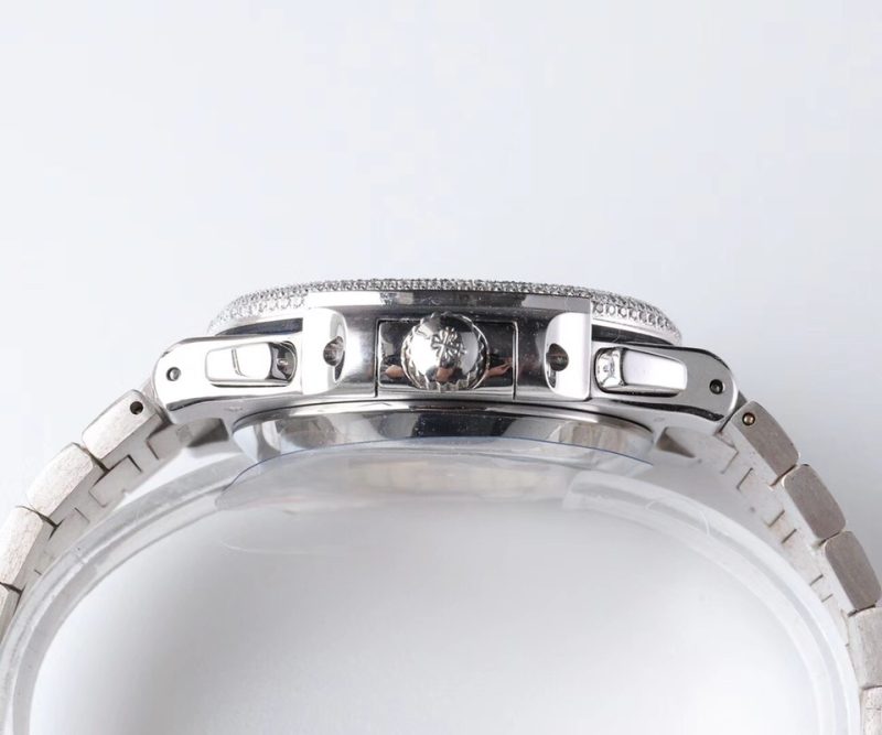 Patek Philippe Nautilus Crystal Diamond Dial Watch