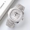 Patek Philippe Nautilus Crystal Diamond Dial Watch