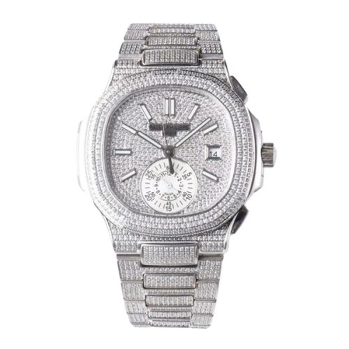 Patek Philippe Nautilus Crystal Diamond Dial Watch