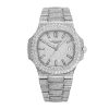 Patek Philippe Nautilus Diamond Dial White Gold Watch