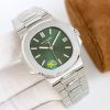 Patek Philippe Nautilus Olive Green Dial Stainless Steel Watch