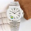Patek Philippe Nautilus White Dial Stainless Steel Watch