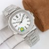 Patek Philippe Nautilus White Dial Stainless Steel Watch
