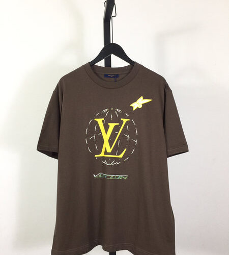 LV WASHED EMBELLISHED COTTON T-SHIRT - LS084