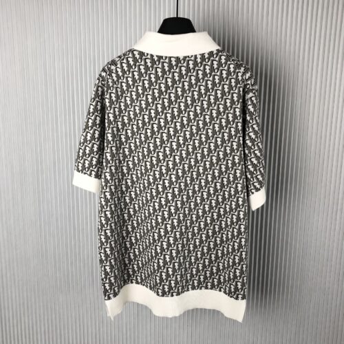 CHRISTIAN DIOR OBLIQUE POLO SHIRT