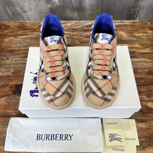 BURBERRY CHECK TERRACE SNEAKERS - BBR038