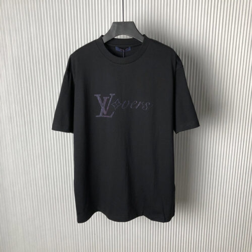 LV VERS EMBELLISHED SHORT-SLEEVED T-SHIRT - LS079