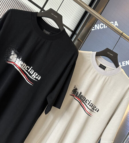 BALENCIAGA POLITICAL STENCIL T-SHIRT - BS069