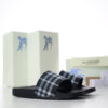 BURBERRY CHECK SLIDES - BSD001