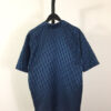DIOR HOMME BLUE OBLIQUE SILK BLEND SHIRT - DS085