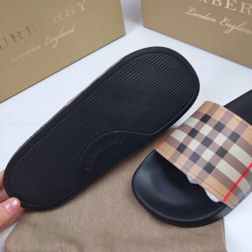 BURBERRY CHECK SLIDES - BSD010