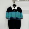 LOUIS VUITTON Iridescent Jacquard Short-Sleeved Polo - LS067