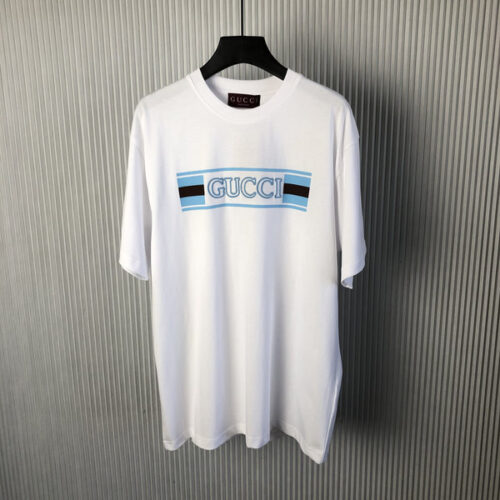 GUCCI PRINTED COTTON JERSEY T-SHIRT - GS048