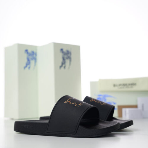 BURBERRY CHECK SLIDES - BSD022