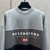 BALENCIAGA UNITY SPORT T-SHIRT LARGE FIT IN HEATHER GREY - BS059