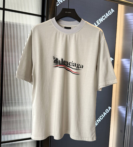 BALENCIAGA POLITICAL STENCIL T-SHIRT - BS069