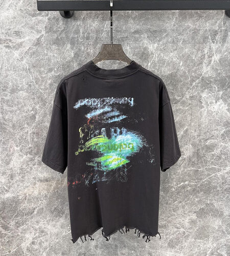 BALENCIAGA IMPRINT CROPPED T-SHIRT - BS065