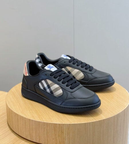 BURBERRY LEATHER AND CHECK TERRACE - BBR041