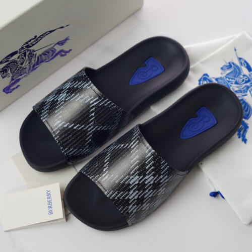 BURBERRY CHECK DIVE SLIDES - BSD014
