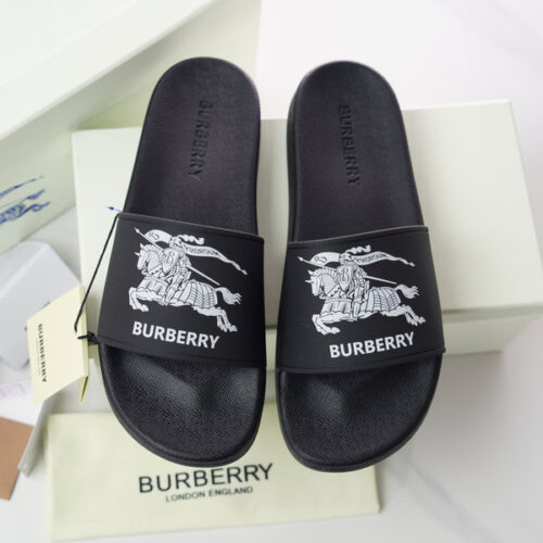 BURBERRY CHECK SLIDES - BSD011