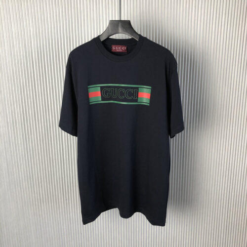 GUCCI PRINTED COTTON JERSEY T-SHIRT - GS049