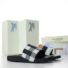 BURBERRY CHECK SLIDES - BSD003