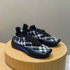 BURBERRY CHECK KNIT NEPTUNE SNEAKERS - BBR043