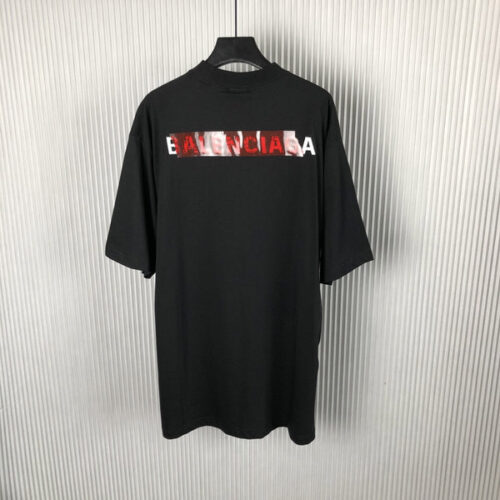 BALENCIAGA TAPED BALENCIAGA BACK T-SHIRT - BS052