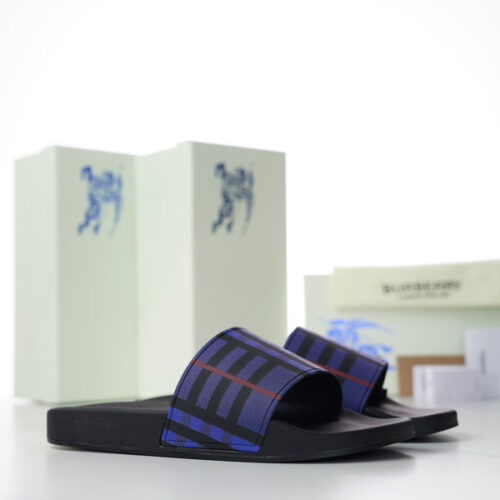 BURBERRY CHECK SLIDES - BSD006