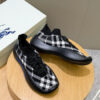 BURBERRY CHECK KNIT NEPTUNE SNEAKERS - BBR043
