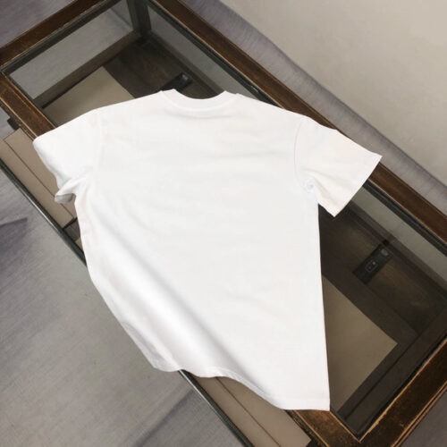 GUCCI WHITE LOGO T-SHIRT IN COTTON - GS031