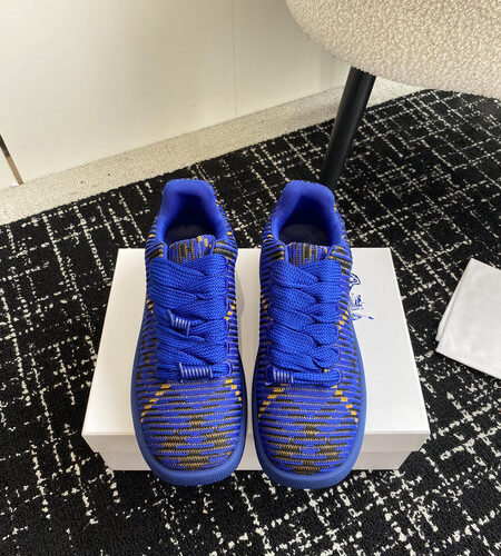 BURBERRY BOX KNIT CHECK SNEAKERS - BBR047
