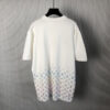 LV MONOGRAM GRADIENT EMBELLISHED SHORT-SLEEVED CREWNECK - LS075