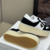 PRADA DOWNTOWN BOLD NAPPA LEATHER AND SUEDE SNEAKERS - PRS080