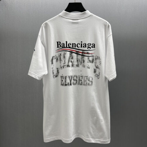 BALENCIAGA OVERLAYER POLITICAL CAMPAIGN T-SHIRT - BS063