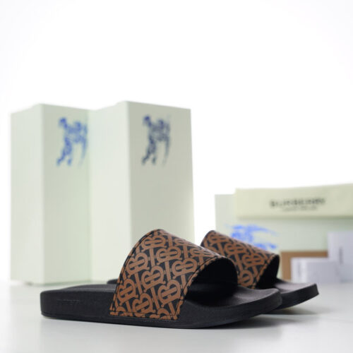 BURBERRY CHECK SLIDES - BSD012