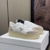 PRADA DOWNTOWN BOLD NAPPA LEATHER AND SUEDE SNEAKERS - PRS081