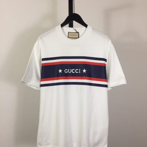 GUCCI PRINTED COTTON JERSEY T-SHIRT - GS051