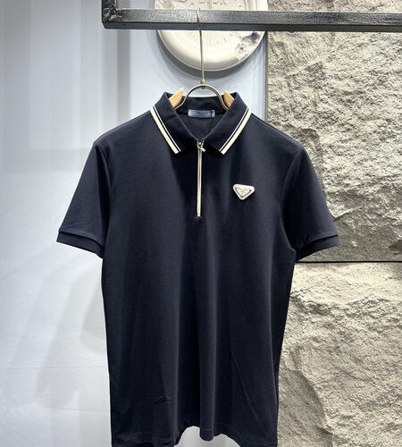 PRADA COTTON POLO SHIRT - PS011