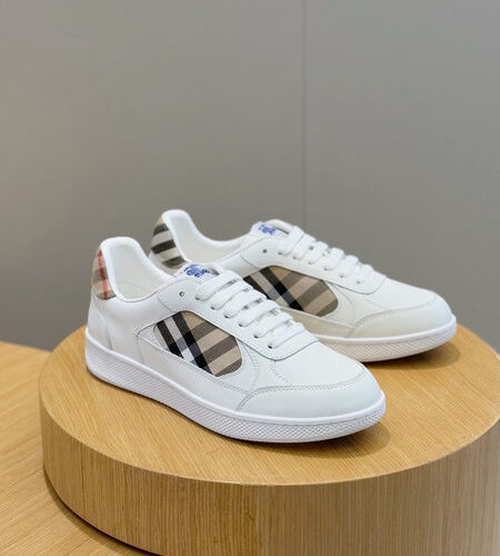 BURBERRY LEATHER AND CHECK TERRACE - BBR040
