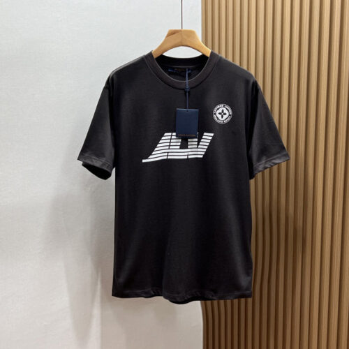 LV ELV WASHED PRINTED COTTON T-SHIRT - LS083