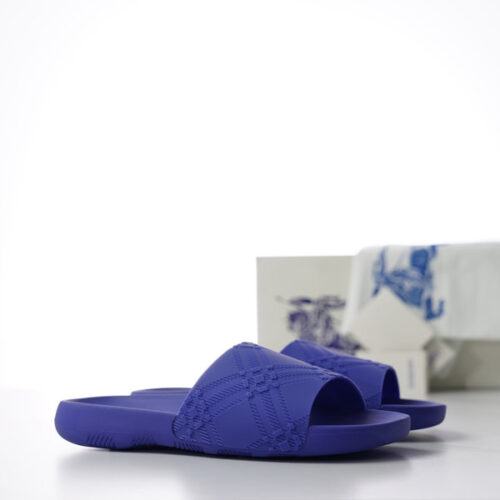 BURBERRY CHECK DIVE SLIDES - BSD017