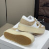 PRADA DOWNTOWN BOLD NAPPA LEATHER AND SUEDE SNEAKERS - PRS082