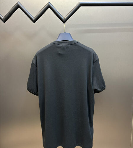 PRADA BLACK COTTON T-SHIRT - PS003