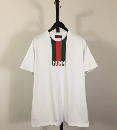 GUCCI COTTON JERSEY T-SHIRT WITH PRINT - GS036