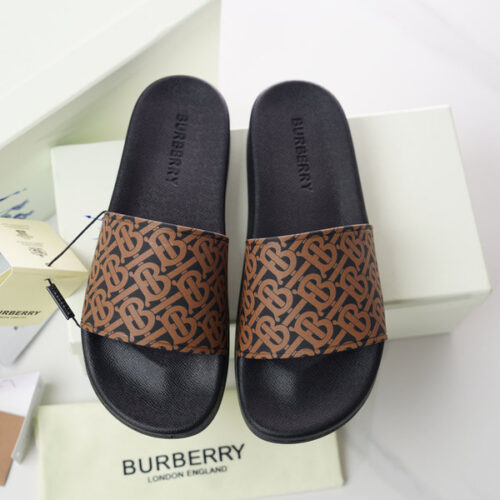 BURBERRY CHECK SLIDES - BSD012