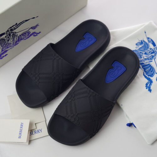 BURBERRY CHECK DIVE SLIDES - BSD016