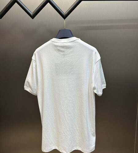 PRADA WHITE COTTON T-SHIRT - PS004