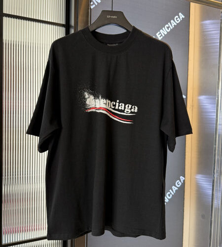 BALENCIAGA POLITICAL STENCIL T-SHIRT - BS070